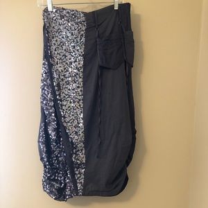 Sequins long skirt